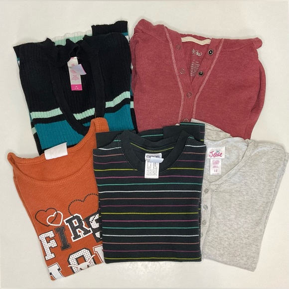 multiple Other - Kids Sweater Tees - Lot of 5